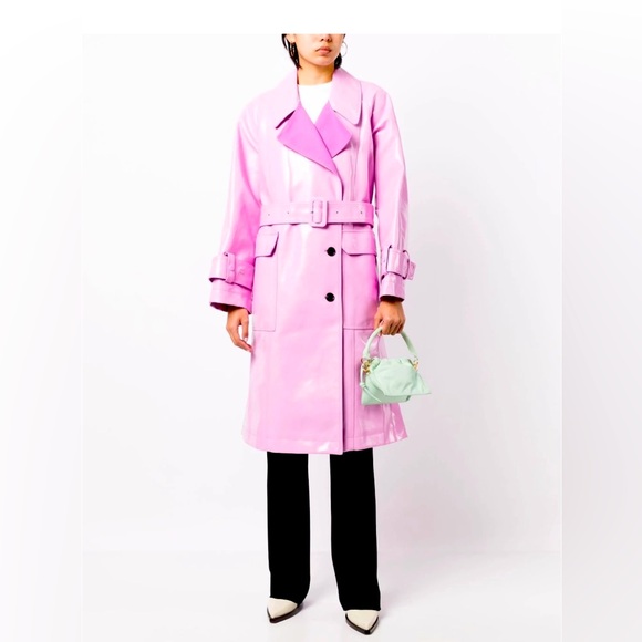 Laminated Cotton Phillip Lim Trench Coat Phillip Lim Ruby Long